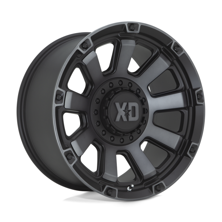Jantă de Aluminiu, XD Series XD852 GAUNTLET, 20x10.0, ET -18, 6x135 / 6x139.7, 106.1, Negru - EDK.ro