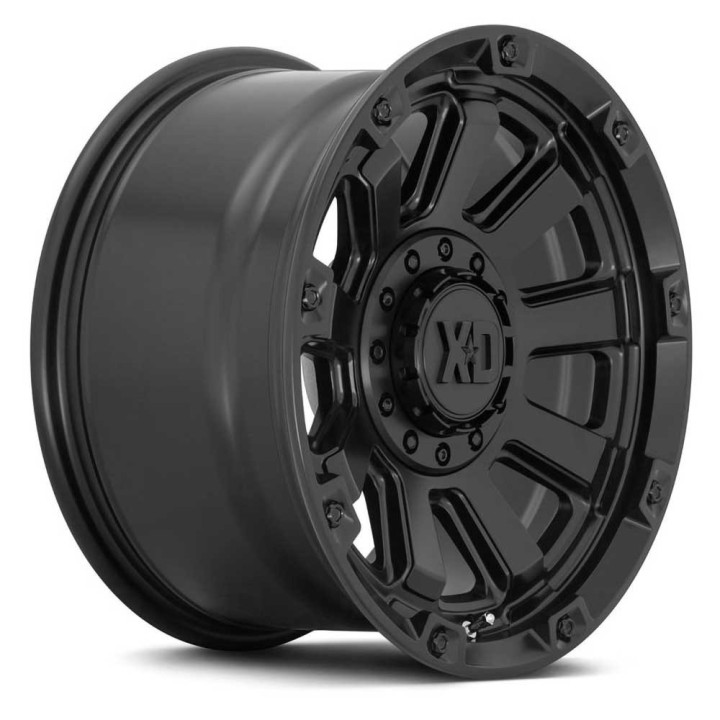 Jantă de Aluminiu, XD Series XD852 GAUNTLET, 17x9.0, ET 0, 6x135 / 6x139.7, 106.1, Negru - EDK.ro