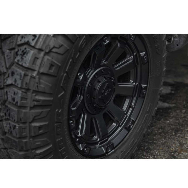 Alloy Wheel, XD Series XD852 GAUNTLET, 17x9.0, ET 0, 6x135 / 6x139.7, 106.1, Black - EDK.ro