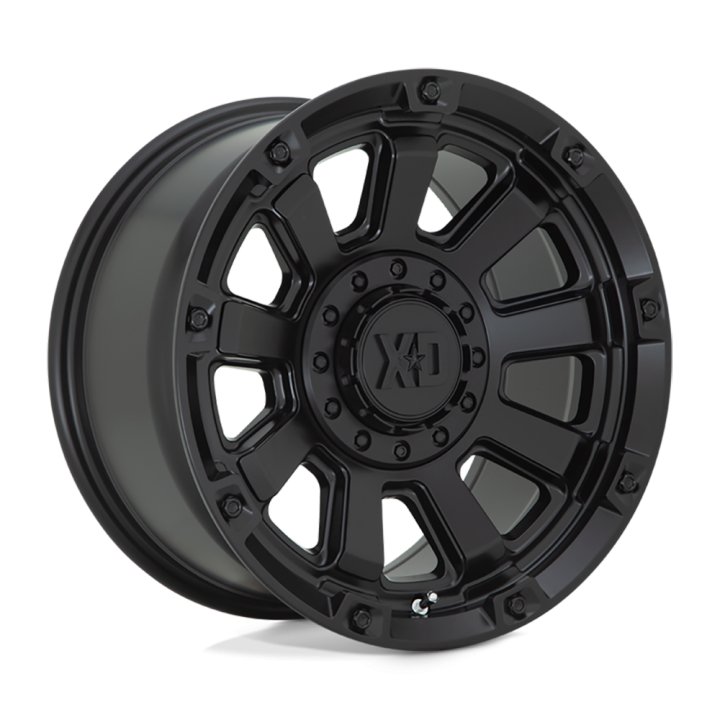 Alloy Wheel, XD Series XD852 GAUNTLET, 20x9.0, ET 0, 6x135 / 6x139.7, 106.1, Black - EDK.ro