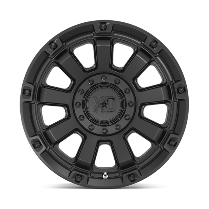 Alloy Wheel, XD Series XD852 GAUNTLET, 20x9.0, ET 0, 6x135 / 6x139.7, 106.1, Black - EDK.ro