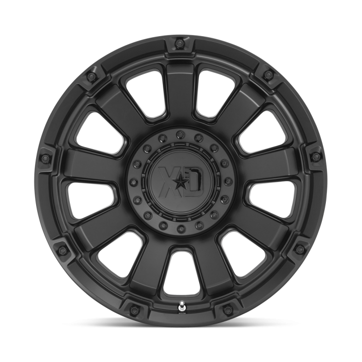 Alloy Wheel, XD Series XD852 GAUNTLET, 20x10.0, ET -18, 6x135 / 6x139.7, 106.1, Black - EDK.ro