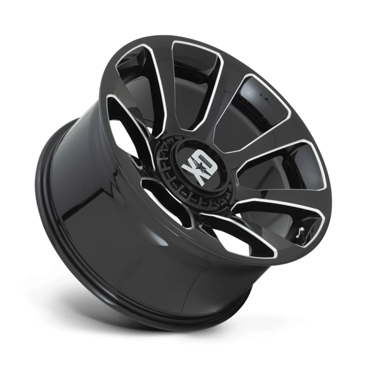 Alloy Wheel, XD Series XD854 REACTOR, 20x9.0, ET 18, 6x135 / 6x139.7, 106.1, Black - EDK.ro