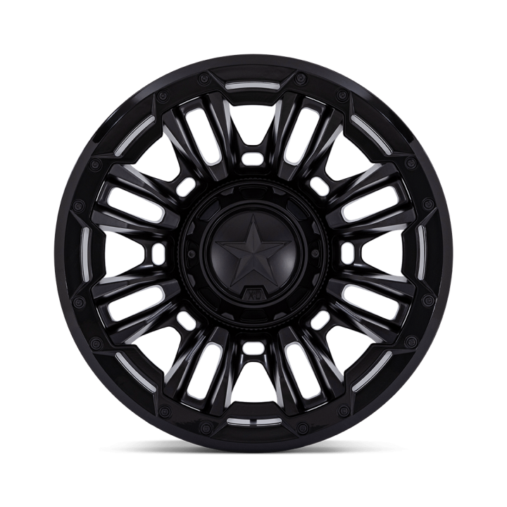 Jantă de Aluminiu, XD Series XD870 BOMBER, 20x9.0, ET 20, 6x135 / 6x139.7, 106.1, Negru - EDK.ro