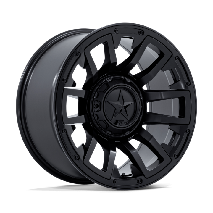 Alloy Wheel, XD Series XD872 COLOSSUS, 20x9.0, ET 1, 6x135 / 6x139.7, 106.1, Black - EDK.ro