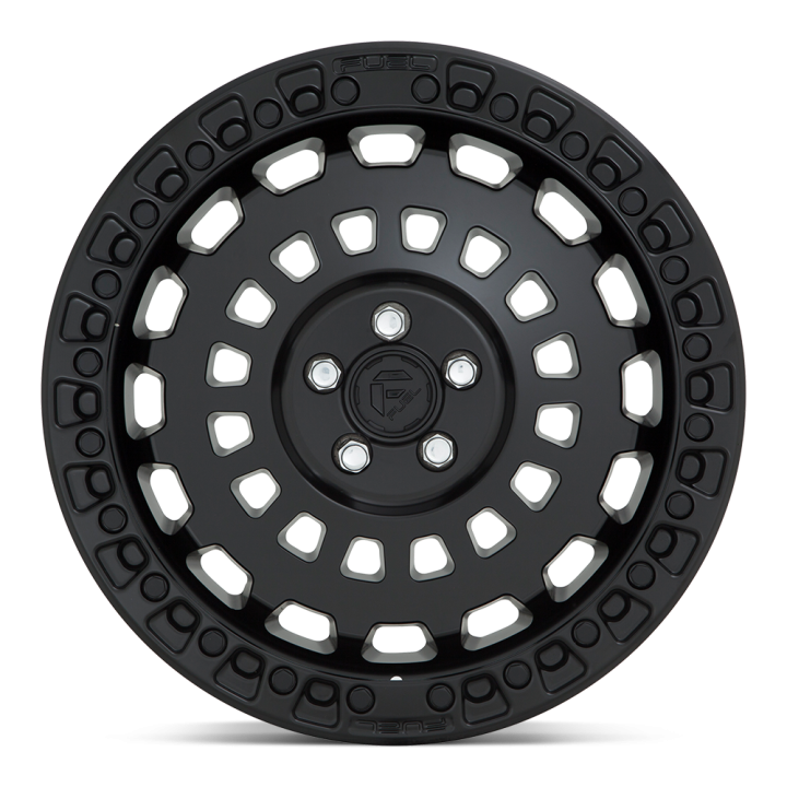 Jantă de Aluminiu, FUEL D633 ZEPHYR, 17x8.0, ET 38, 5x100, 56.5, Negru - EDK.ro