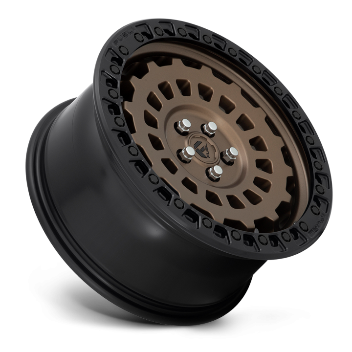 Alloy Wheel, FUEL D634 ZEPHYR, 17x8.0, ET 38, 5x100, 56.5, Black - EDK.ro