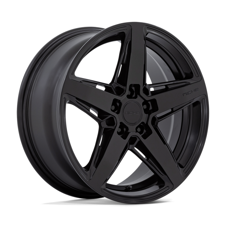 Alloy Wheel, Niche Road Wheels M269 TERAMO, 18x8.0, ET 30, 5x100, 66.06, Black - EDK.ro