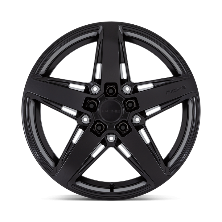 Alloy Wheel, Niche Road Wheels M269 TERAMO, 18x8.0, ET 40, 5x100, 66.06, Black - EDK.ro