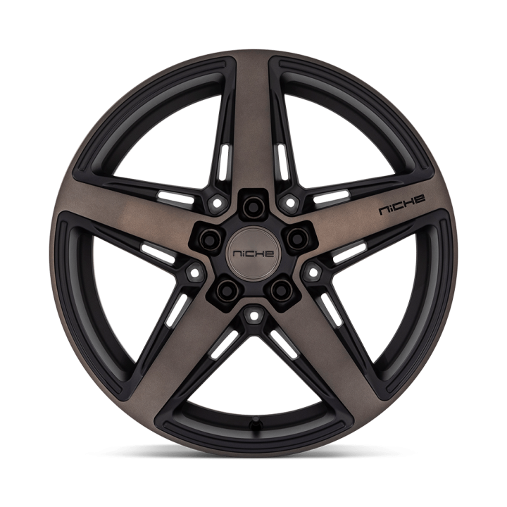 Alloy Wheel, Niche Road Wheels M271 TERAMO, 18x8.0, ET 30, 5x100, 66.06, Black - EDK.ro
