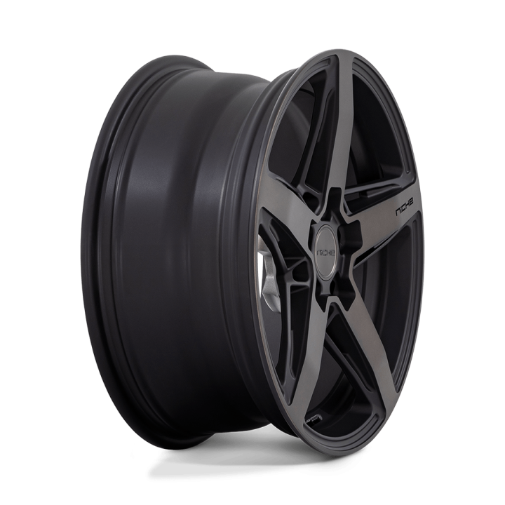 Alloy Wheel, Niche Road Wheels M271 TERAMO, 18x8.0, ET 30, 5x100, 66.06, Black - EDK.ro