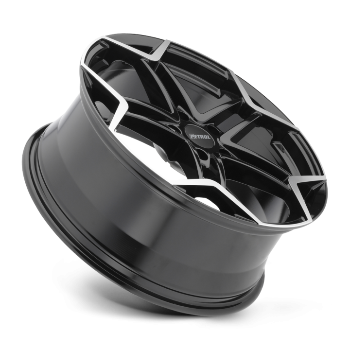 Alloy Wheel, Petrol P1A, 19x8.0, ET 35, 5x100, 72.1, Black - EDK.ro