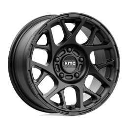 Alloy Wheel, KMC KM708 BULLY, 17x8.0, ET 20, 5x108, 72.56, Black - EDK.ro