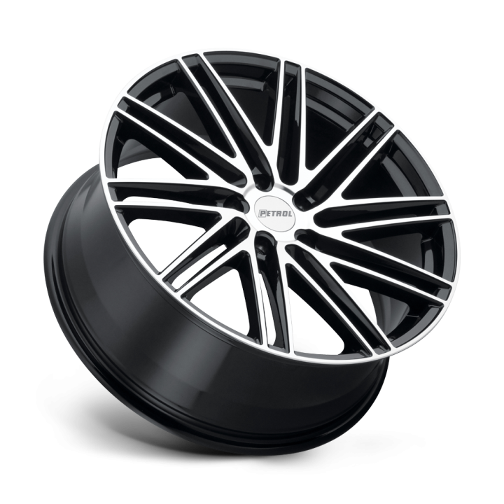 Jantă de Aluminiu, Petrol P1C, 17x8.0, ET 40, 5x108, 72.1, Negru - EDK.ro