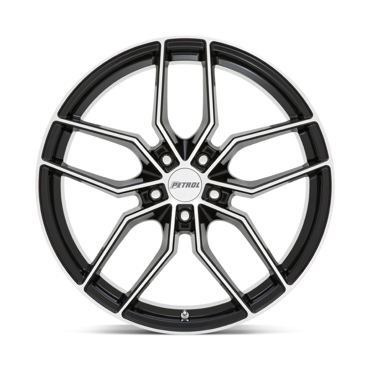 Alloy Wheel, Petrol P5C, 18x8.0, ET 40, 5x108, 72.1, Black - EDK.ro