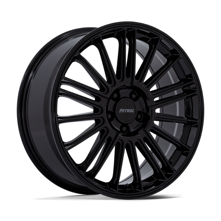 Alloy Wheel, Petrol PE001 P1D, 19x8.0, ET 40, 5x108, 72.56, Black - EDK.ro