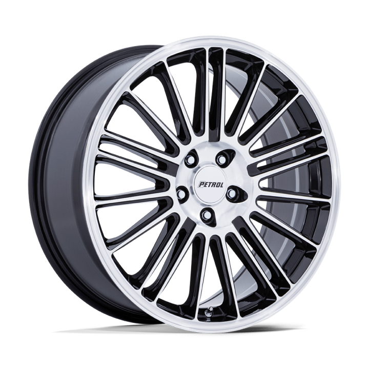 Jantă de Aluminiu, Petrol PE001 P1D, 17x8.0, ET 40, 5x108, 72.56, Negru - EDK.ro