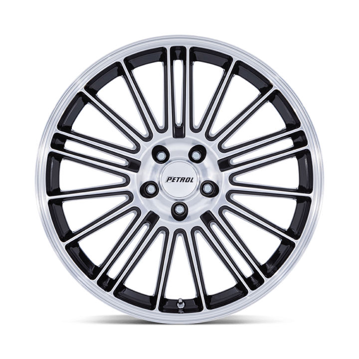 Alloy Wheel, Petrol PE001 P1D, 19x8.0, ET 40, 5x108, 72.56, Black - EDK.ro