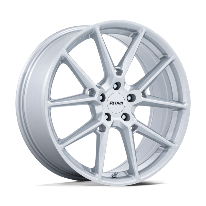 Jantă de Aluminiu, Petrol PE002 P1E, 20x8.5, ET 40, 5x108, 72.56, Argintiu - EDK.ro