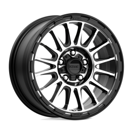 Jantă de Aluminiu, KMC KM542 IMPACT, 16x7.0, ET 30, 5x110, 72.56, Negru - EDK.ro