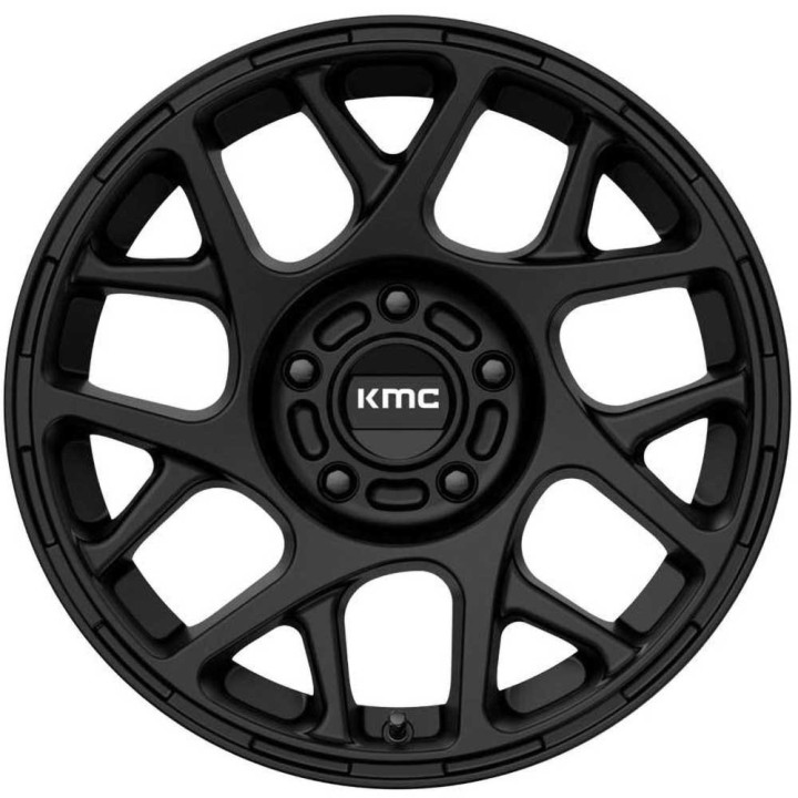 Jantă de Aluminiu, KMC KM708 BULLY, 18x8.0, ET 38, 5x110, 72.6, Negru - EDK.ro