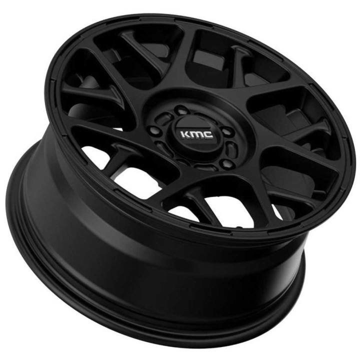 Alloy Wheel, KMC KM708 BULLY, 18x8.0, ET 38, 5x110, 72.6, Black - EDK.ro
