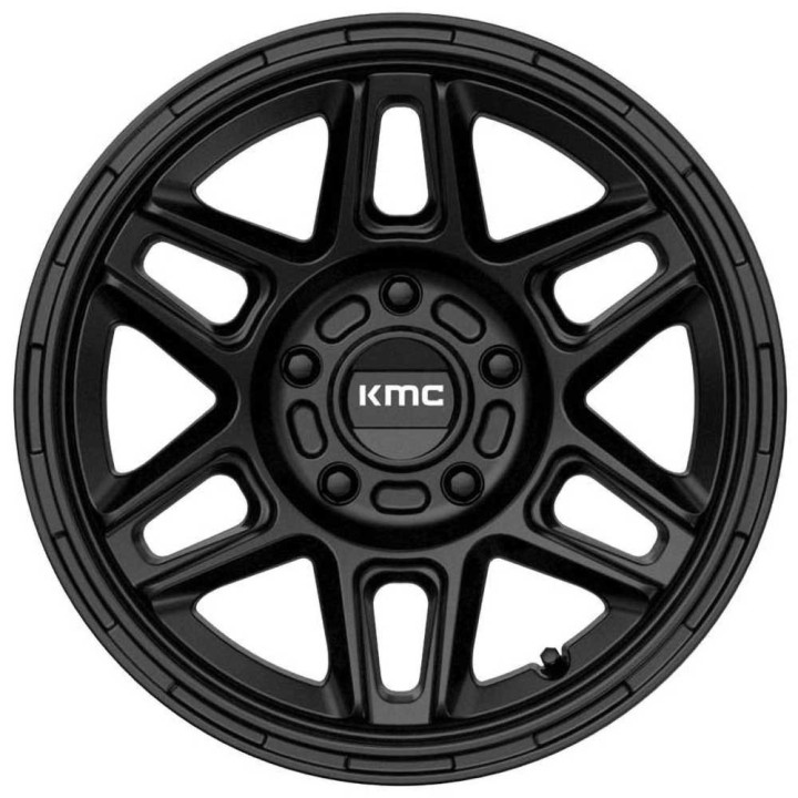 Jantă de Aluminiu, KMC KM716 NOMAD, 17x8.0, ET 38, 5x110, 72.6, Negru - EDK.ro