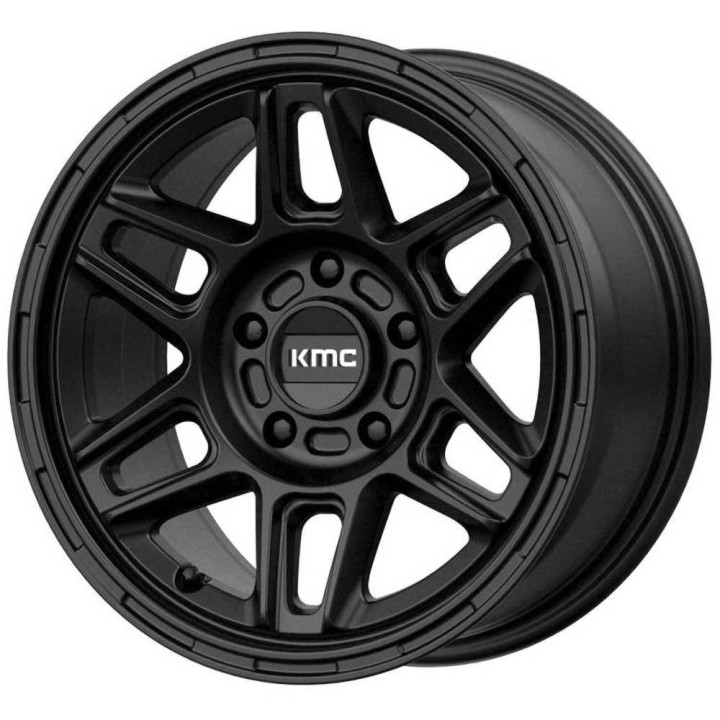 Jantă de Aluminiu, KMC KM716 NOMAD, 17x8.0, ET 38, 5x110, 72.6, Negru - EDK.ro