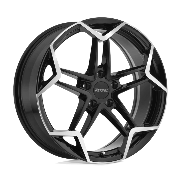 Jantă de Aluminiu, Petrol P1A, 17x8.0, ET 40, 5x110, 72.1, Negru - EDK.ro