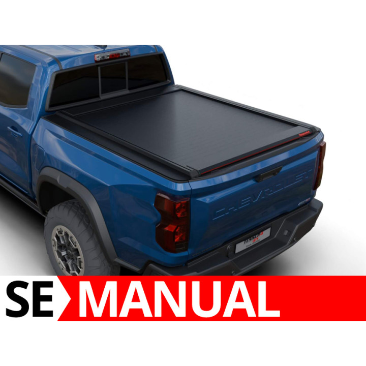 Manual Roll Top Tonneau Bed Cover, Tessera 4x4 SE, Chevrolet Colorado 2023 - Present - EDK.ro