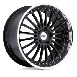 Alloy Wheel, TSW SILVERSTONE, 17x8.0, ET 40, 5x110, 72.1, Black - EDK.ro