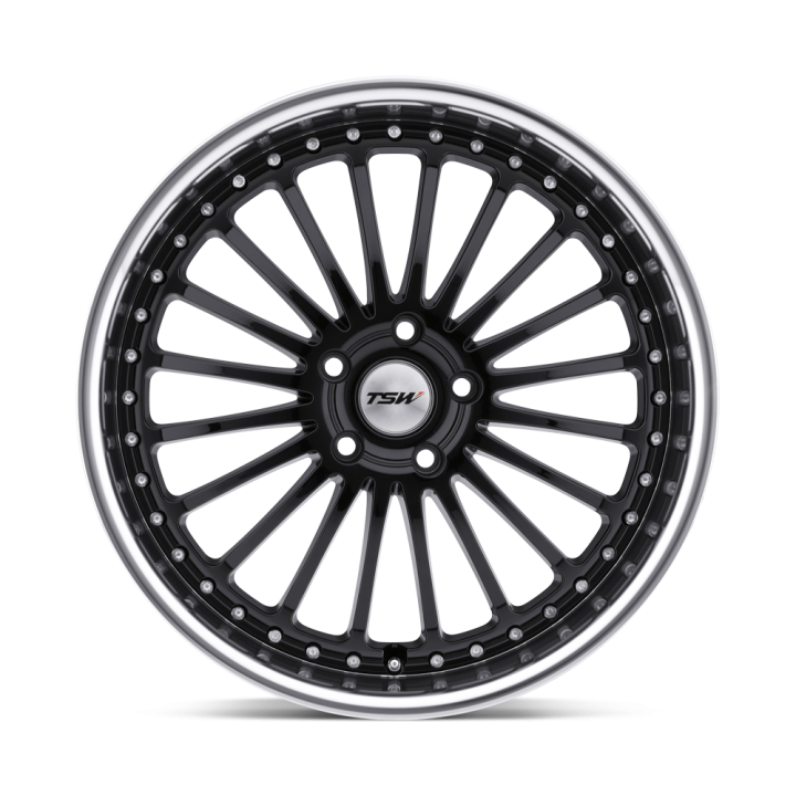 Alloy Wheel, TSW SILVERSTONE, 17x8.0, ET 40, 5x110, 72.1, Black - EDK.ro