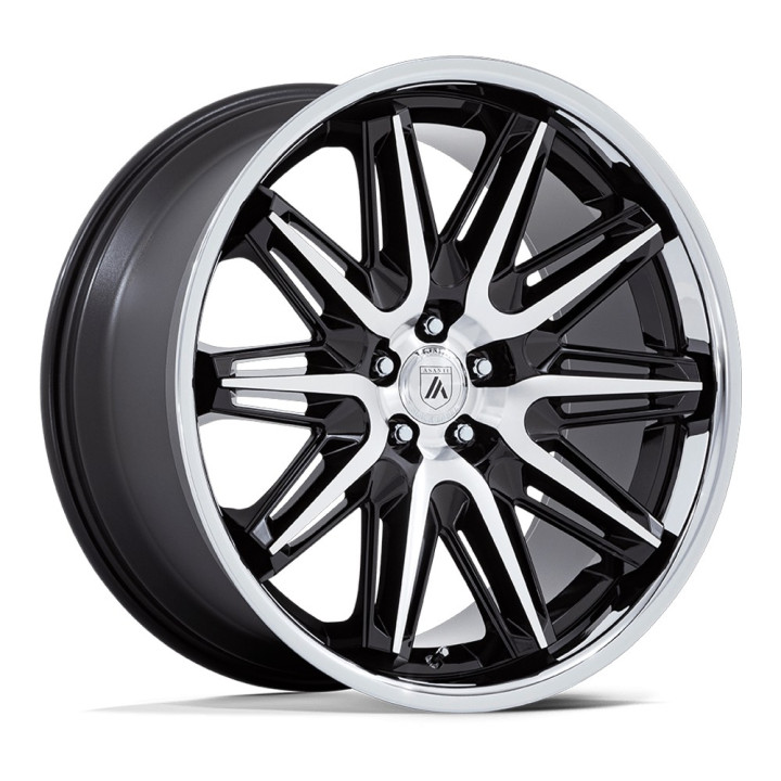 Alloy Wheel, Asanti AB047 IMPERATOR, 20x9.0, ET 35, 5x114.3, 72.56, Black - EDK.ro