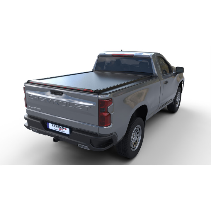 Închidere de Benă Tip Rulou Manual, Tessera 4x4 SE, Chevrolet Silverado 1500 Lungime Benă 8.0 Feet 2014 - 2018 - EDK.ro