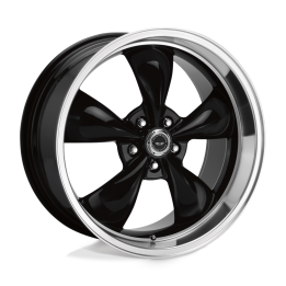 Alloy Wheel, American Racing AR105 TORQ THRUST M, 17x9.0, ET 24, 5x114.3, 72.56, Black - EDK.ro