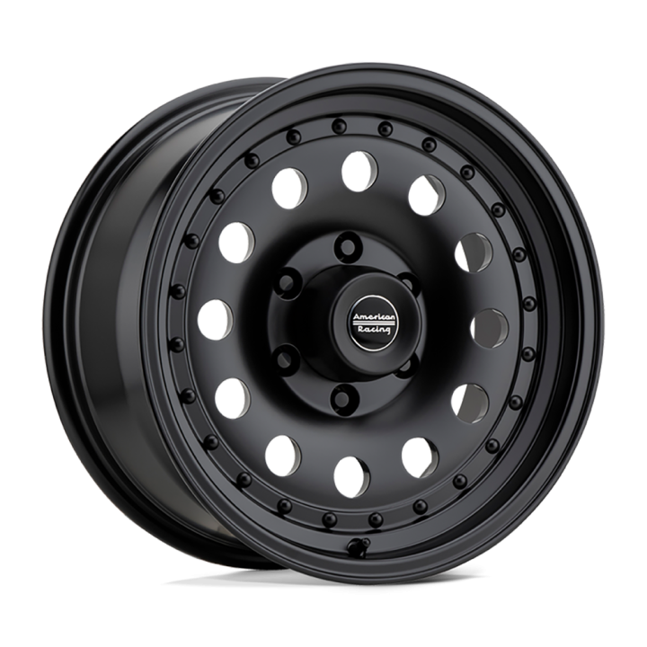 Alloy Wheel, American Racing AR62 OUTLAW II, 16x8.0, ET 0, 5x114.3, 83.06, Black - EDK.ro