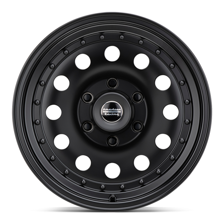 Alloy Wheel, American Racing AR62 OUTLAW II, 16x8.0, ET 0, 5x114.3, 83.06, Black - EDK.ro