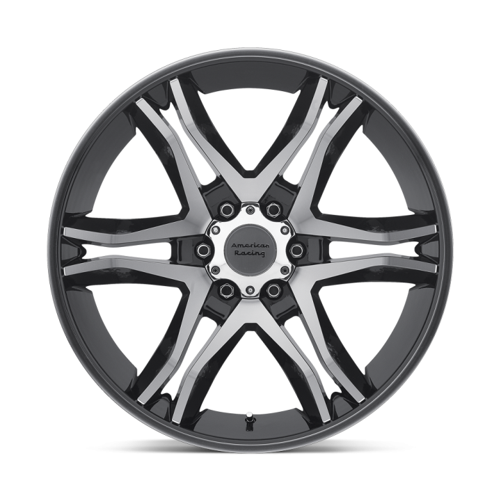 Alloy Wheel, American Racing AR893 MAINLINE, 18x8.5, ET 30, 5x114.3, 72.56, Black - EDK.ro