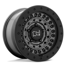Alloy Wheel, Black Rhino BARRICADE, 17x8.5, ET -18, 5x114.3, 76.1, Black - EDK.ro