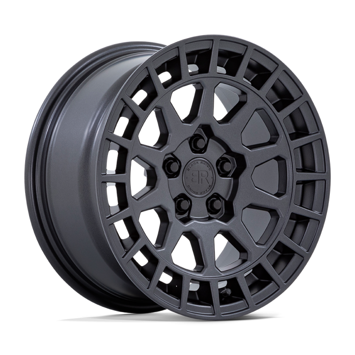 Alloy Wheel, Black Rhino BOXER, 16x7.0, ET 15, 5x114.3, 76.1, Black - EDK.ro