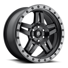 Jantă de Aluminiu, FUEL D557 ANZA, 15x8.0, ET -18, 5x114.3, 72.56, Negru - EDK.ro