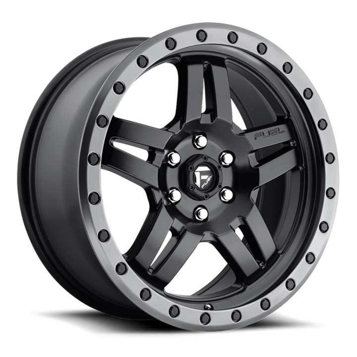 Jantă de Aluminiu, FUEL D557 ANZA, 15x8.0, ET -18, 5x114.3, 72.56, Negru - EDK.ro