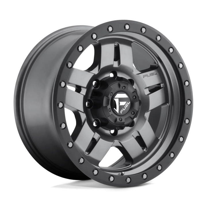 Alloy Wheel, FUEL D558 ANZA, 15x8.0, ET -18, 5x114.3, 72.56, Black - EDK.ro