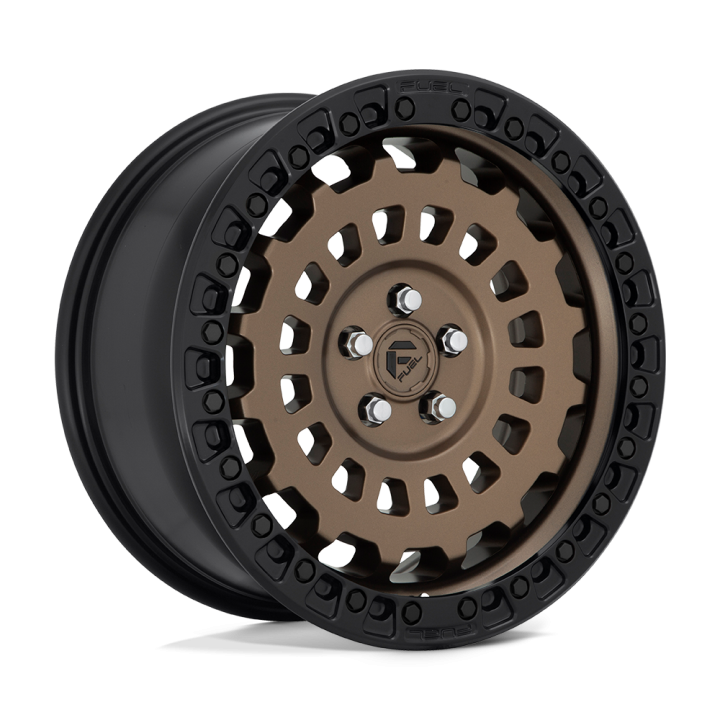 Alloy Wheel, FUEL D634 ZEPHYR, 17x8.0, ET 38, 5x114.3, 56.5, Black - EDK.ro