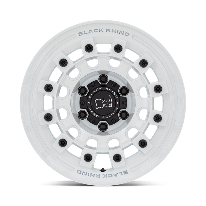 Alloy Wheel, Black Rhino FUJI, 17x8.0, ET 38, 5x114.3, 72.56, White - EDK.ro