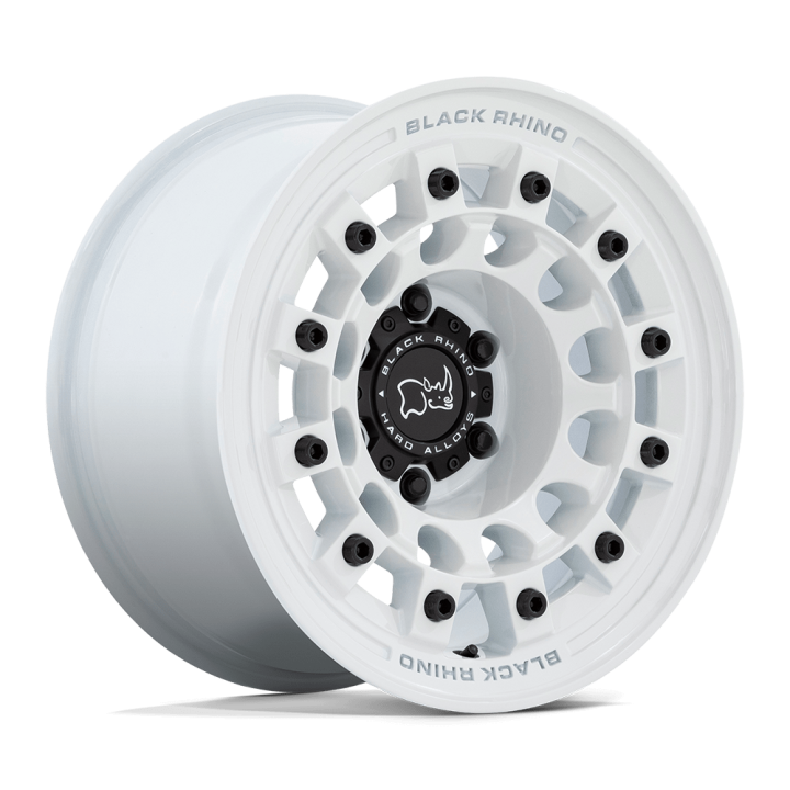 Alloy Wheel, Black Rhino FUJI, 17x8.0, ET 30, 5x114.3, 72.56, White - EDK.ro