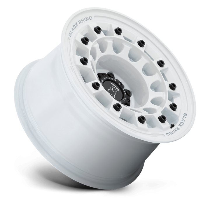 Alloy Wheel, Black Rhino FUJI, 17x8.0, ET 30, 5x114.3, 72.56, White - EDK.ro