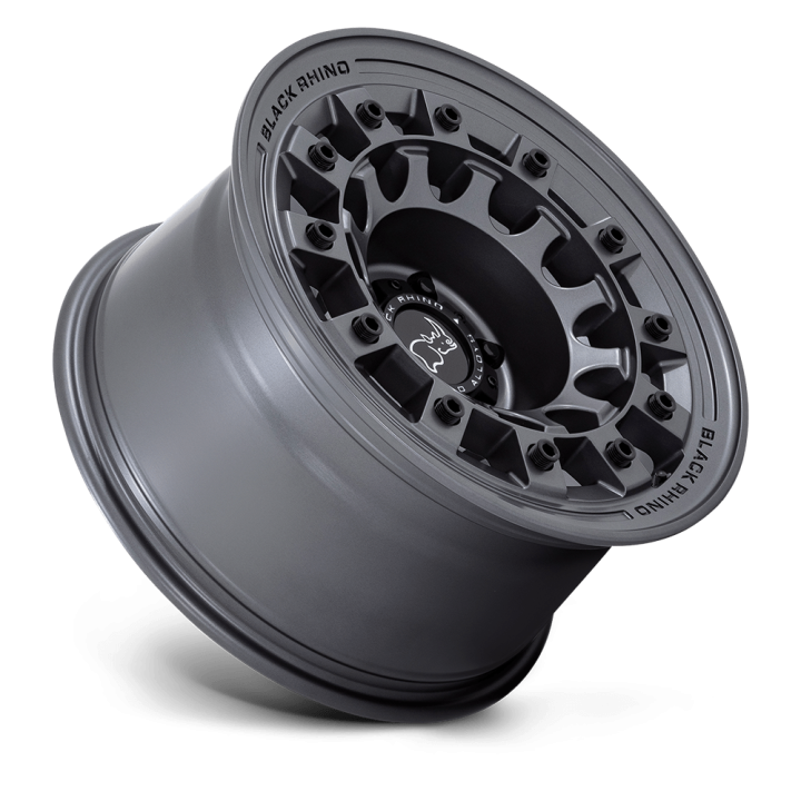 Alloy Wheel, Black Rhino FUJI, 17x8.0, ET 38, 5x114.3, 72.56, Gunmetal - EDK.ro