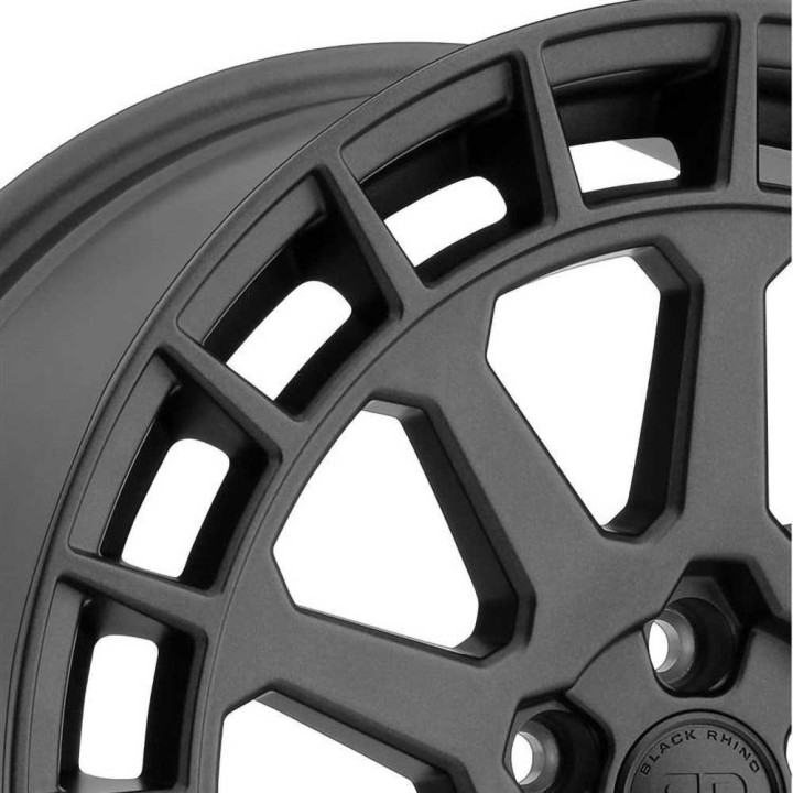 Jantă de Aluminiu, Black Rhino BOXER, 18x8.0, ET 40, 5x114.3, 76.1, Negru - EDK.ro