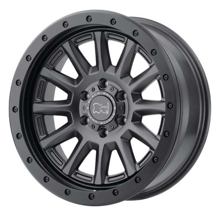 Jantă de Aluminiu, Black Rhino DUGGER, 17x8.5, ET -18, 5x114.3, 76.1, Negru - EDK.ro